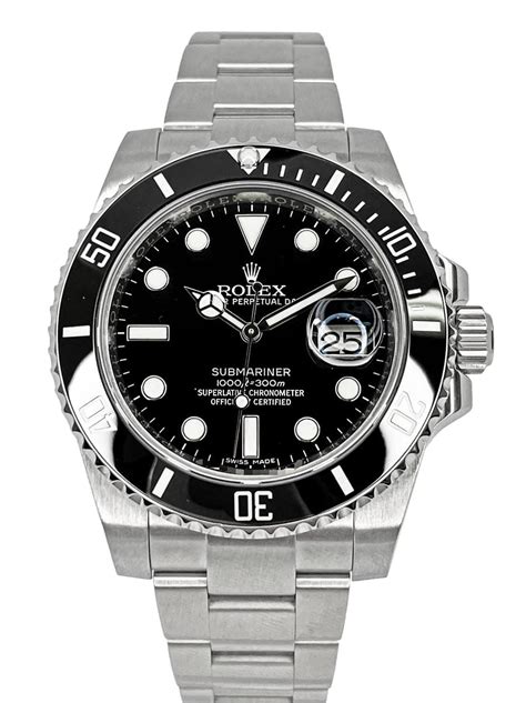 rolex submariner date 2013|Rolex Submariner black ceramic bezel.